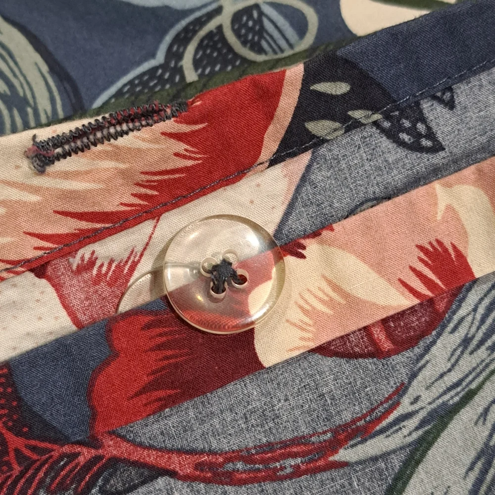 IKEA Filodendron Duvet Cover Floral Birds Butterflies Botanical F/Q